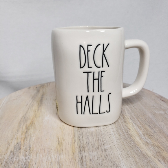 Rae Dunn Deck the Halls Christmas Coffee Mug New - Picture 2 of 10